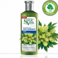 Шампоан за коса против пърхот с Хмел Sensitive – Natur Vital